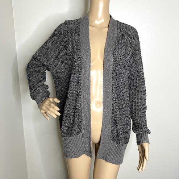 Urban Outfitters Gray Knit Oversized Open Cardigan Sweater - Picture 1 of 8